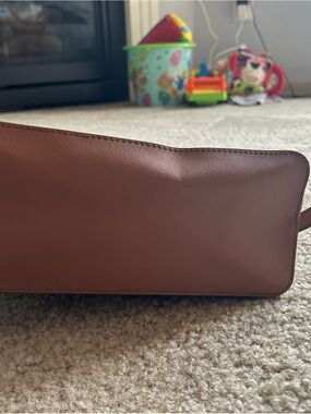 MICHAEL Michael Kors Saffiano Leather Backpack in Brown